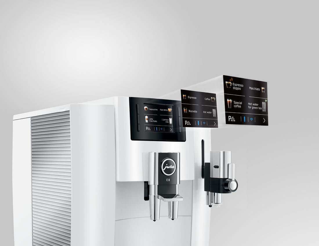 JURA E8 Espresso Machine - White