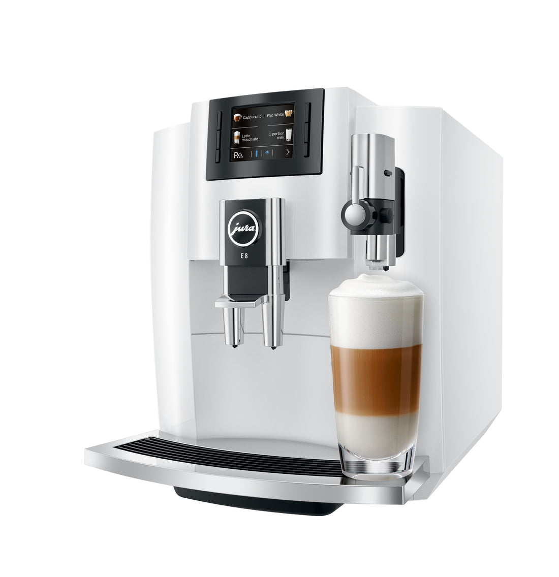 JURA E8 Espresso Machine - White