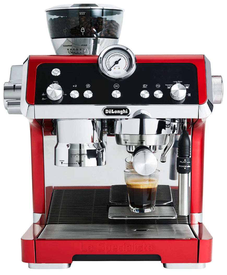 DeLonghi EC9335.R La Specialista Espresso Machine - Red – Whole Latte Love