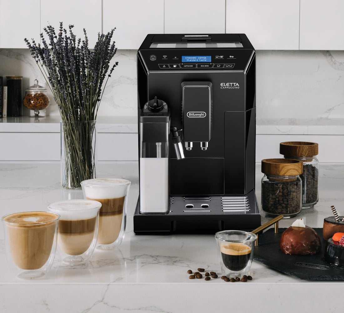 Refurbished DeLonghi Eletta Cappuccino in Black ECAM44660B