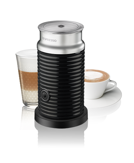 Nespresso Essenza Plus Espresso Machine by DeLonghi with Aeroccino - Red