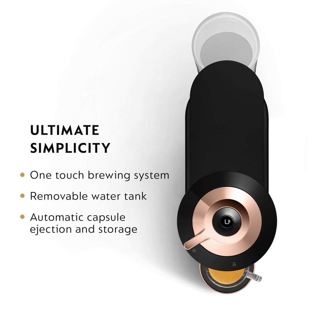 Nespresso Vertuo Next Premium Espresso Machine by DeLonghi with Aeroccino - Black Rose Gold