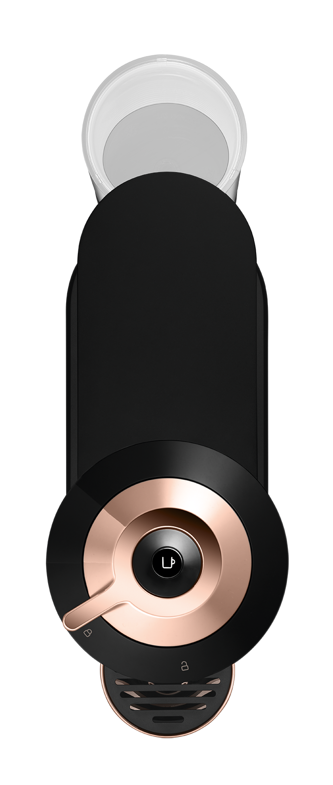 Nespresso Vertuo Next Premium Espresso Machine by DeLonghi with Aeroccino - Black Rose Gold