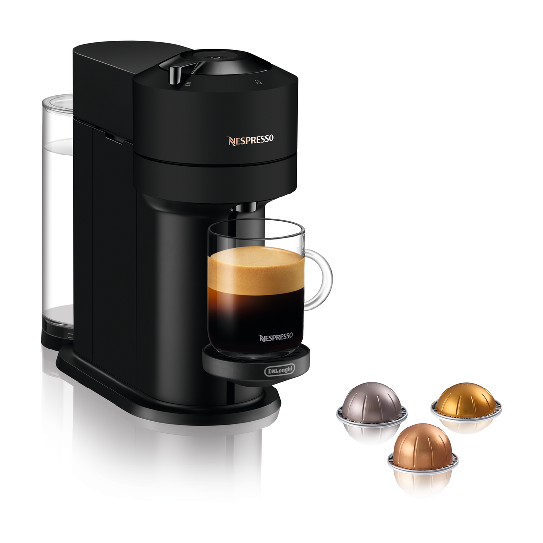 Nespresso Vertuo Next Espresso Machine by DeLonghi - Matte Black