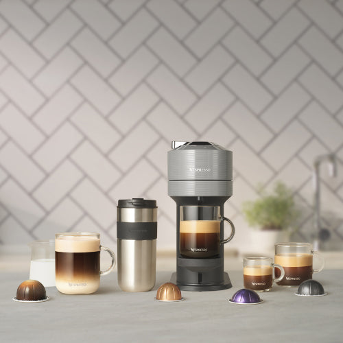 Nespresso Vertuo Next Deluxe Espresso Machine by DeLonghi - Chrome