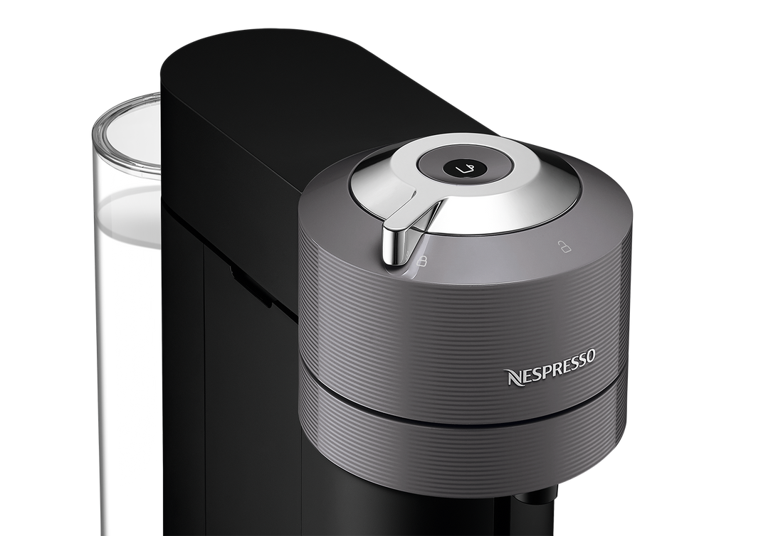 Nespresso Vertuo Next Espresso Machine by DeLonghi with Aeroccino - Grey