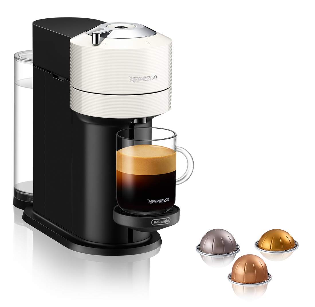 Nespresso Vertuo Next Espresso Machine by DeLonghi - White