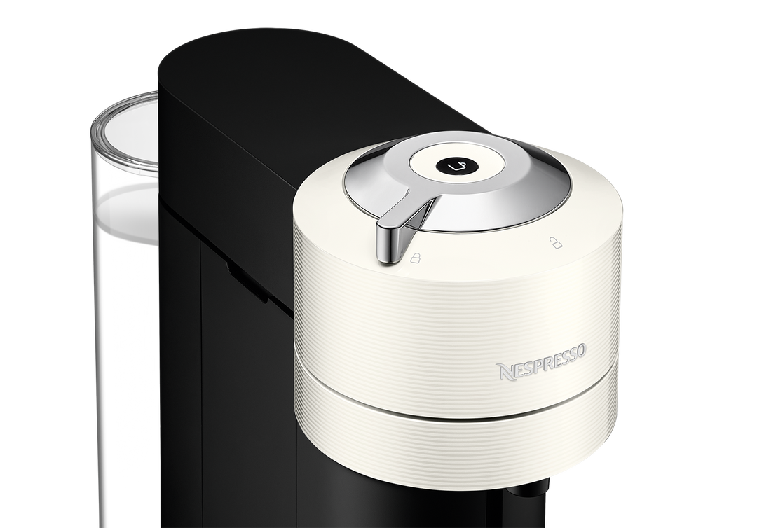 Nespresso Vertuo Next Espresso Machine by DeLonghi with Aeroccino - White