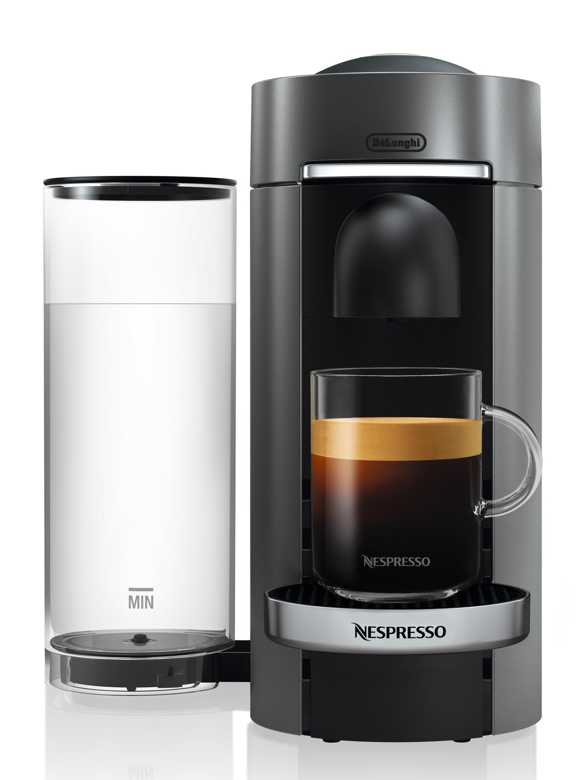 værktøj Databasen Afbrydelse Nespresso Vertuo Plus Deluxe Espresso Machine by DeLonghi - Titan – Whole  Latte Love