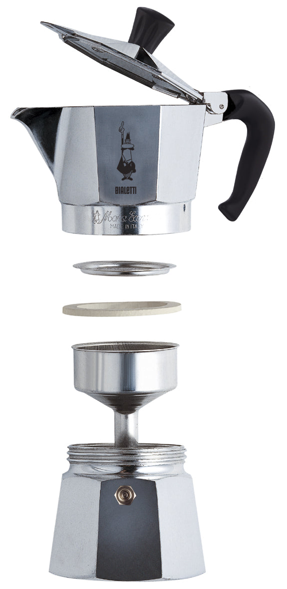Bialetti Moka Express 6-Cup Stovetop Espresso Italian Coffee Maker Moka Pot