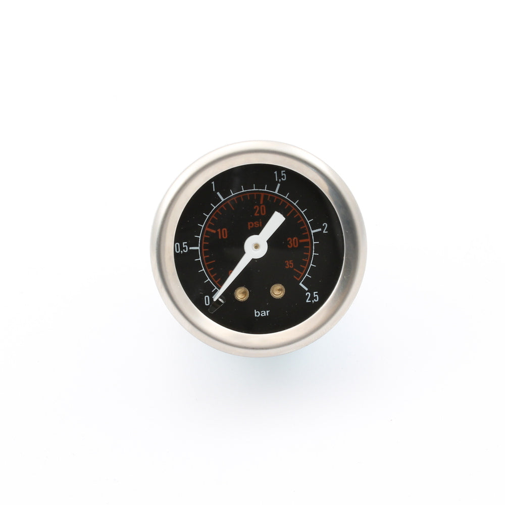 Steam Pressure Gauge, 40mm 0 2.5 Bar Base