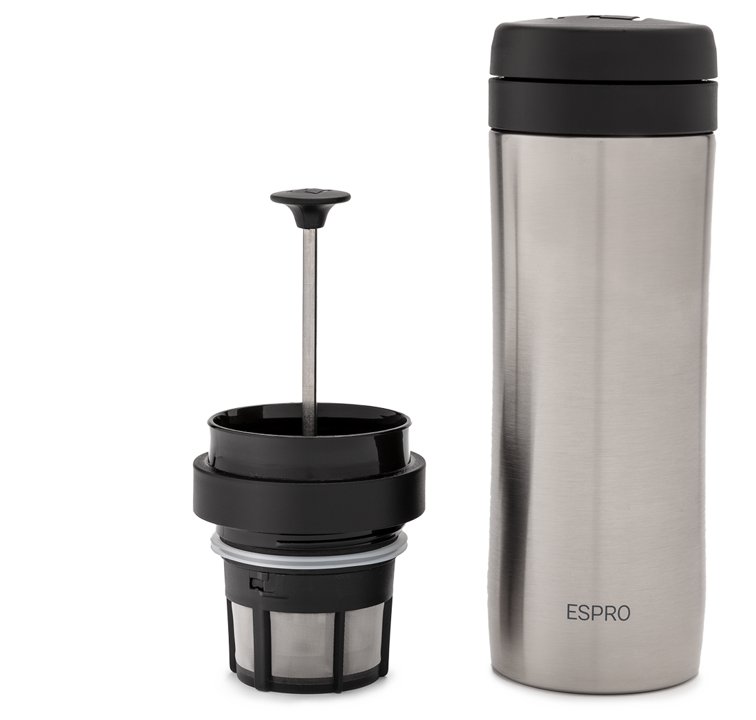 Espro P1 Travel Press for Coffee - Stainless Steel