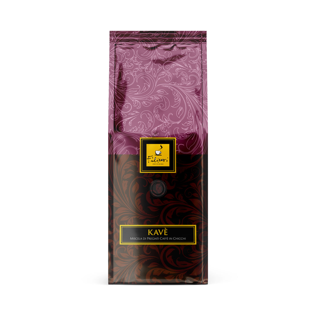 Filicori Zecchini Kave Whole Bean Espresso bag from the front.