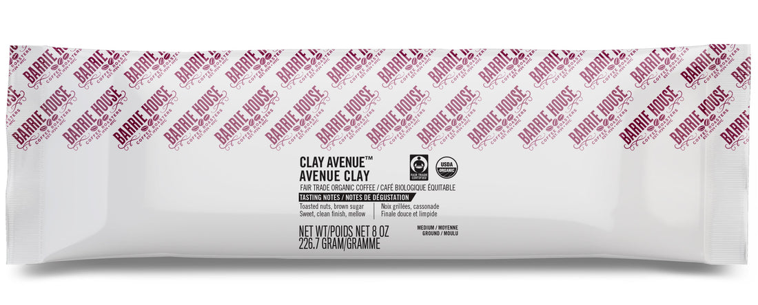 Barrie House Clay Avenue Fair Trade Organic Ground Coffee - 8oz