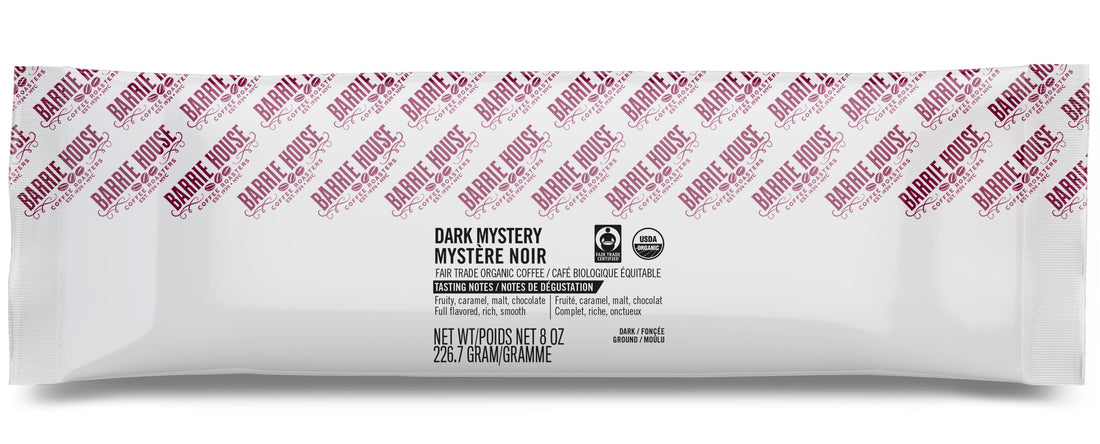 Barrie House Dark Mystery Fair Trade Organic Ground Coffee - 8oz