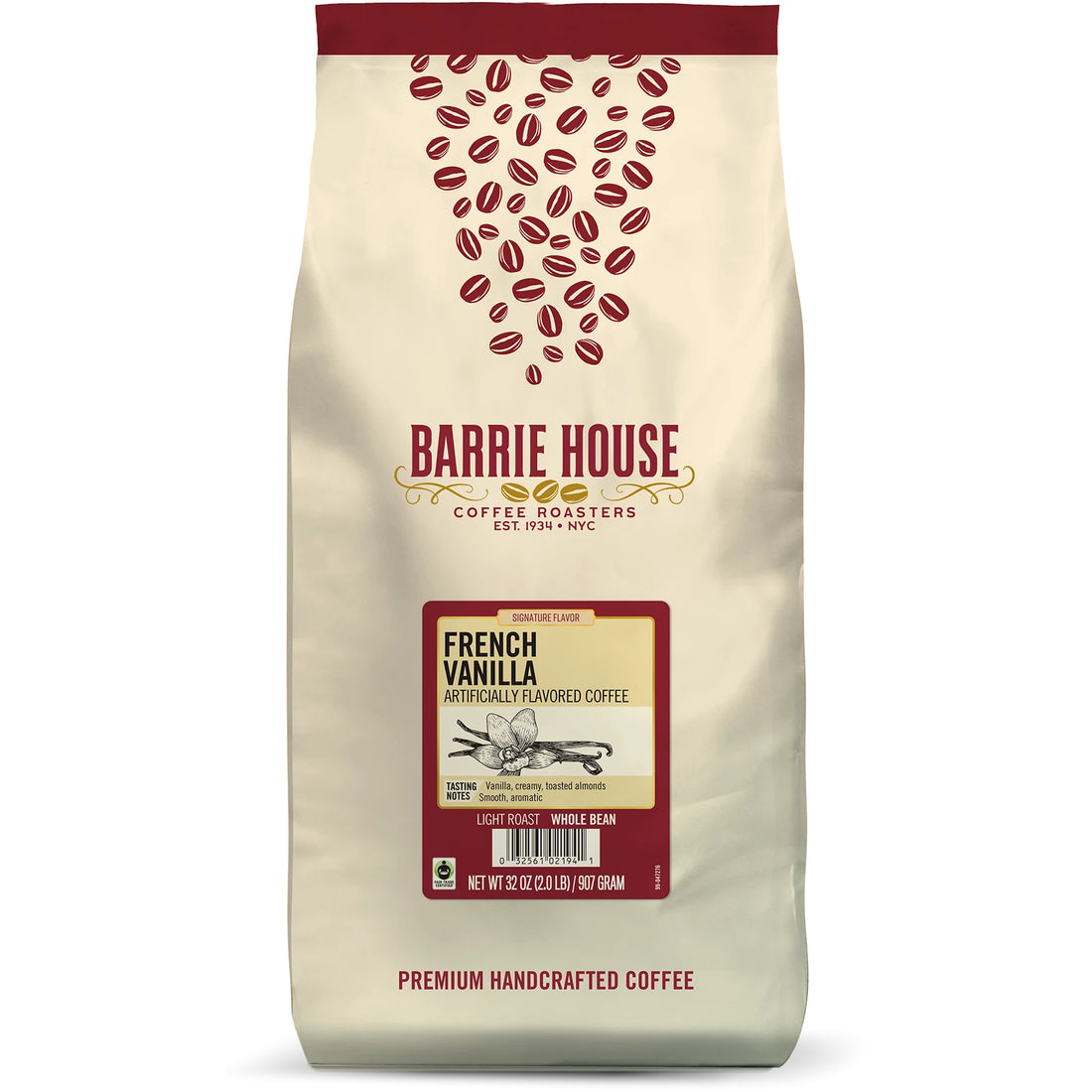Barrie House French Vanilla Fair Trade Organic Coffee