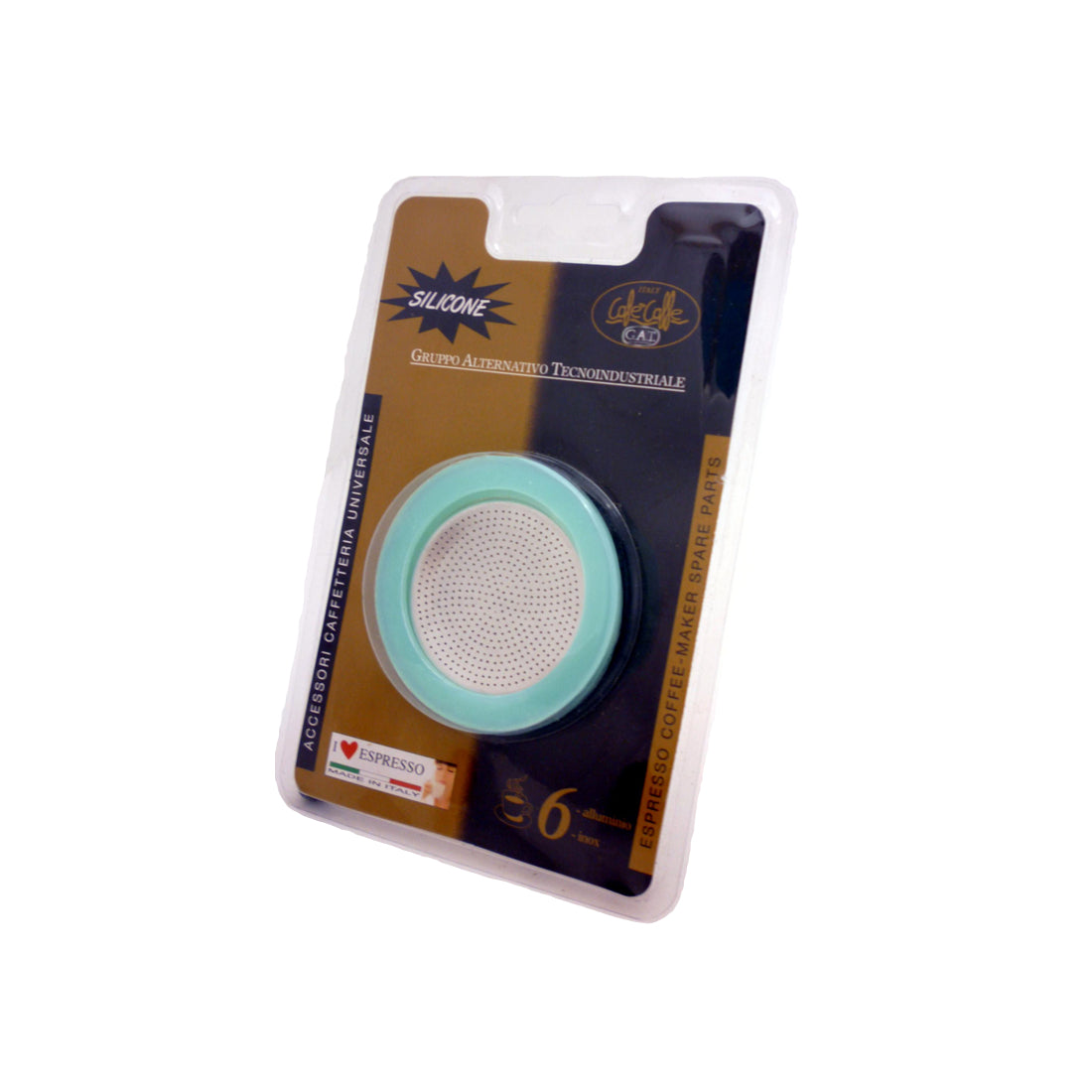 G.A.T. Universal Moka Pot Screen and Silicone Gasket - 9-Cup
