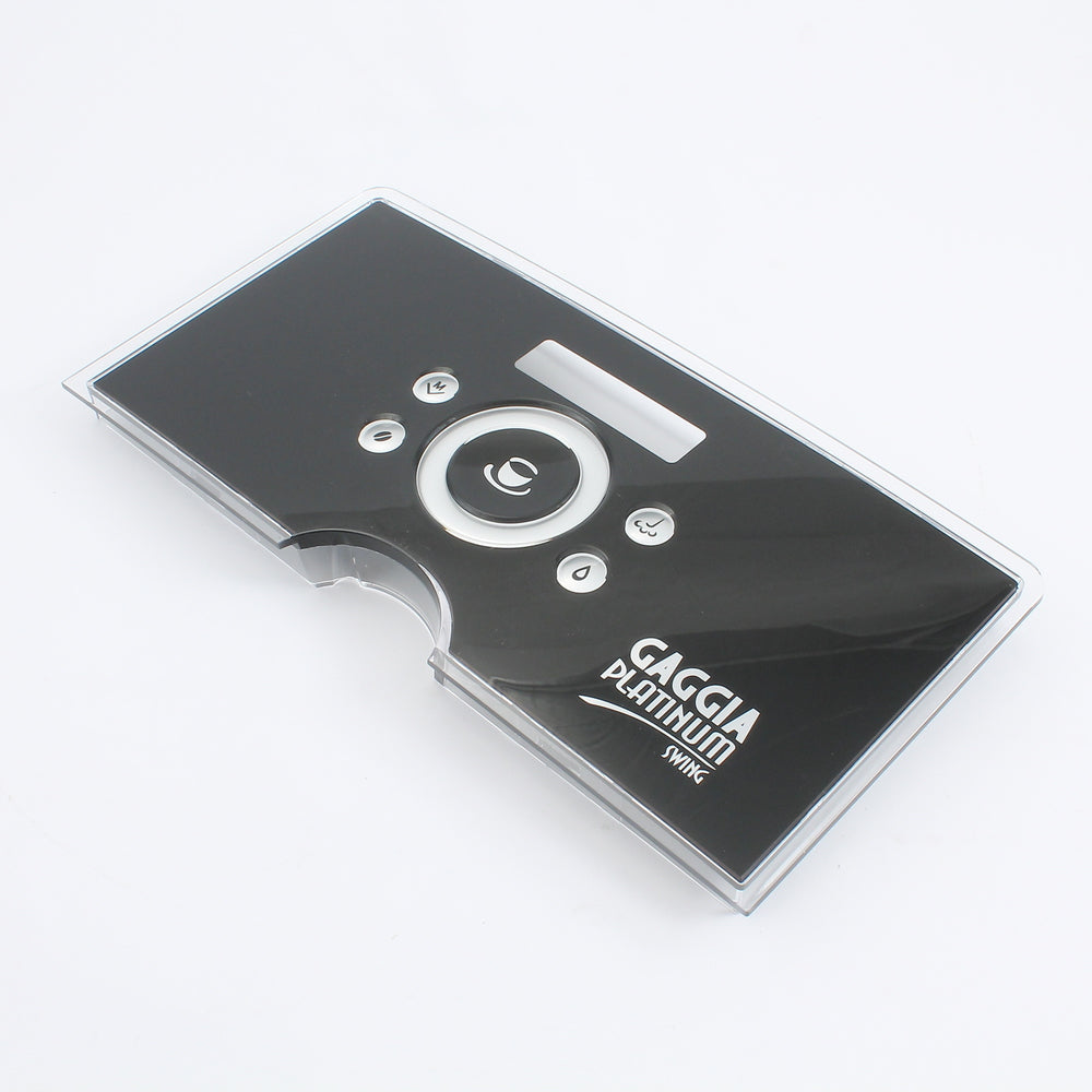 Display Plate For Platinum Swing, Black And Silver Base