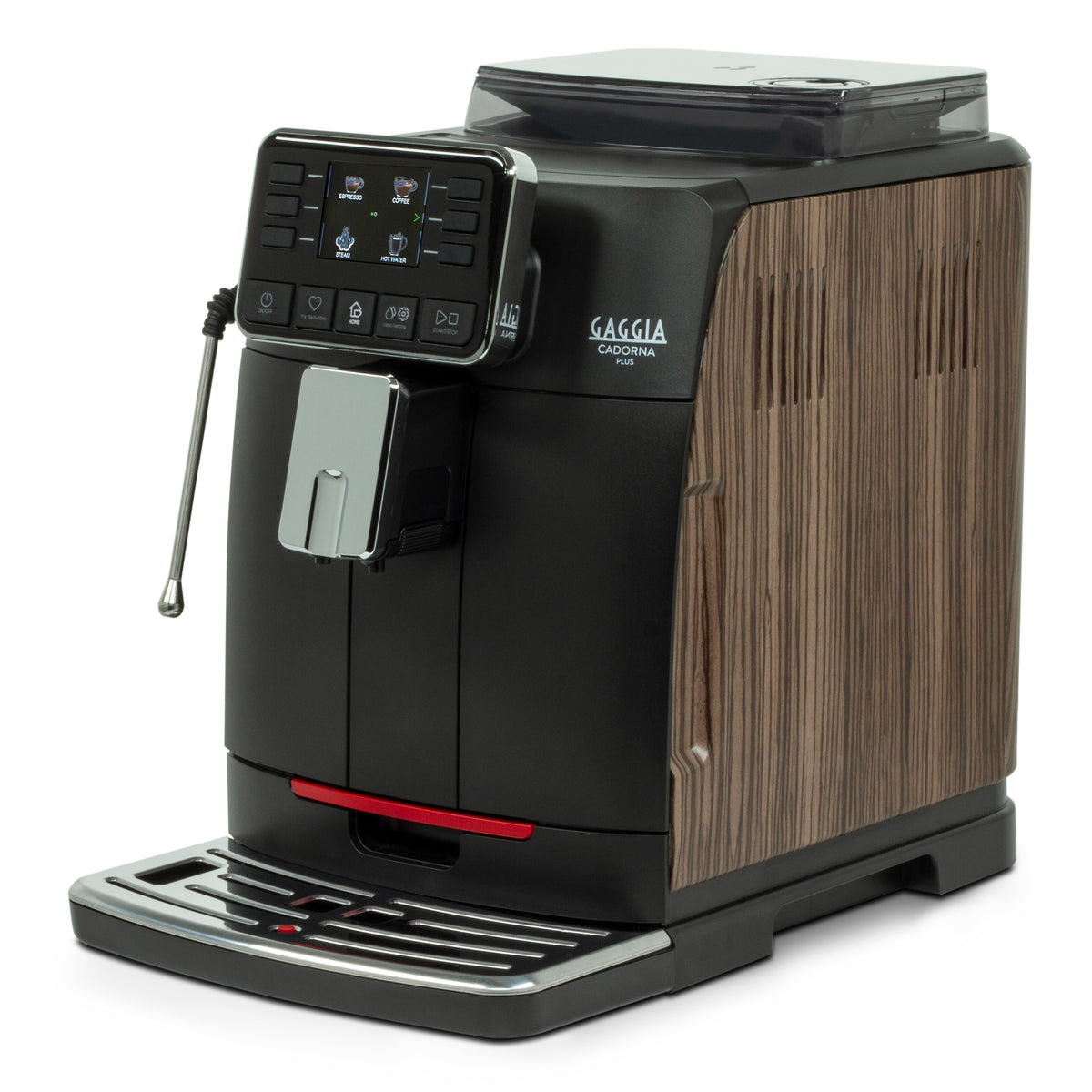 Gaggia Cadorna Barista Plus Automatic Espresso Machine Zebrano Grain Whole Latte Love