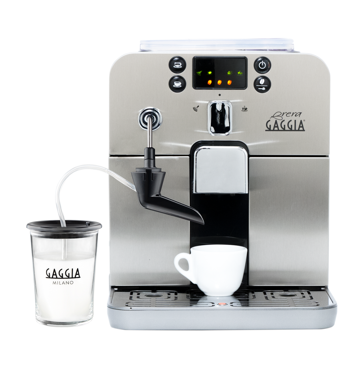 Gaggia Brera Cappuccino Espresso Machine in Silver – Whole Latte Love