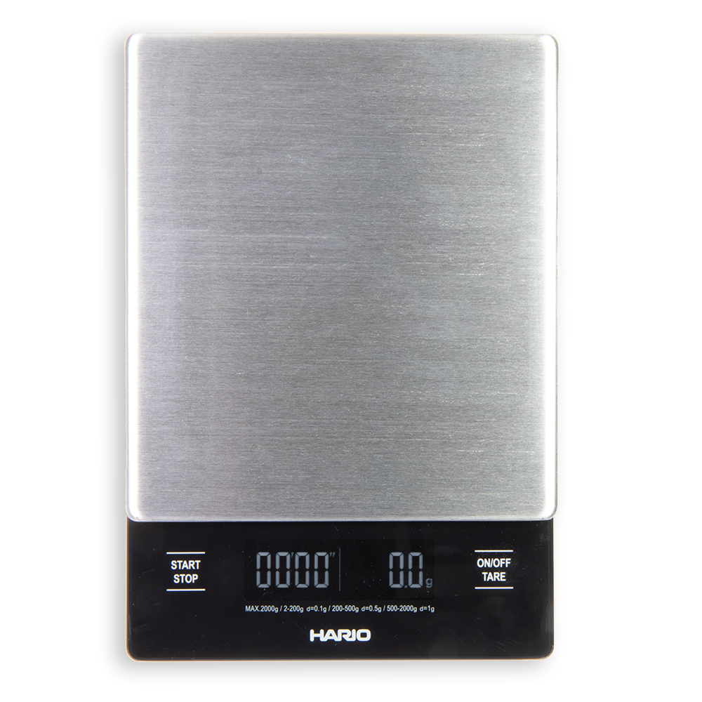 Hario V60 Drip Coffee Scale in Metal