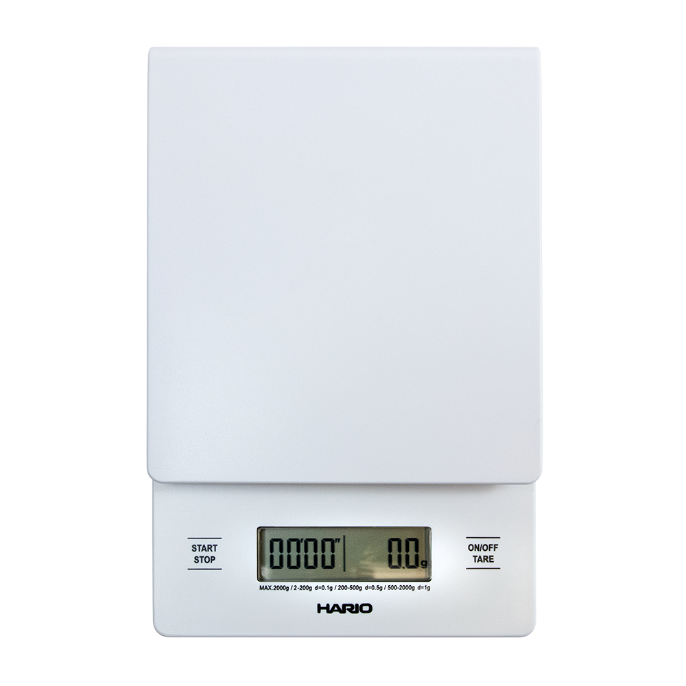Hario V60 Drip Coffee Scale in White