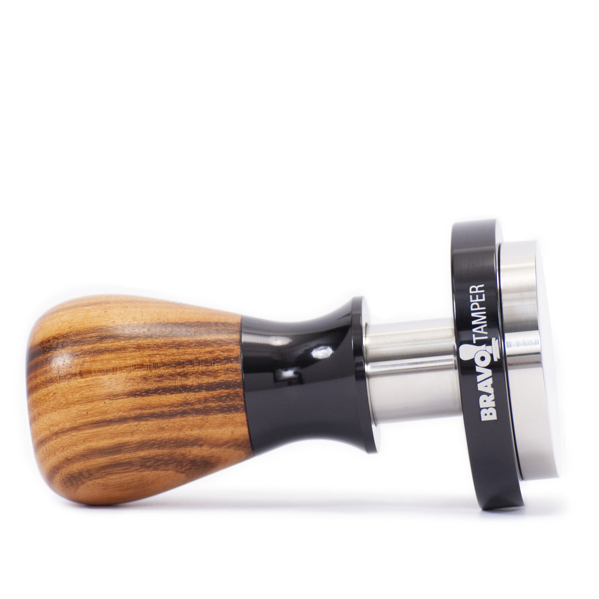 Bravo Espresso Tamper Light Wood Handle 54.7mm Whole Latte Love