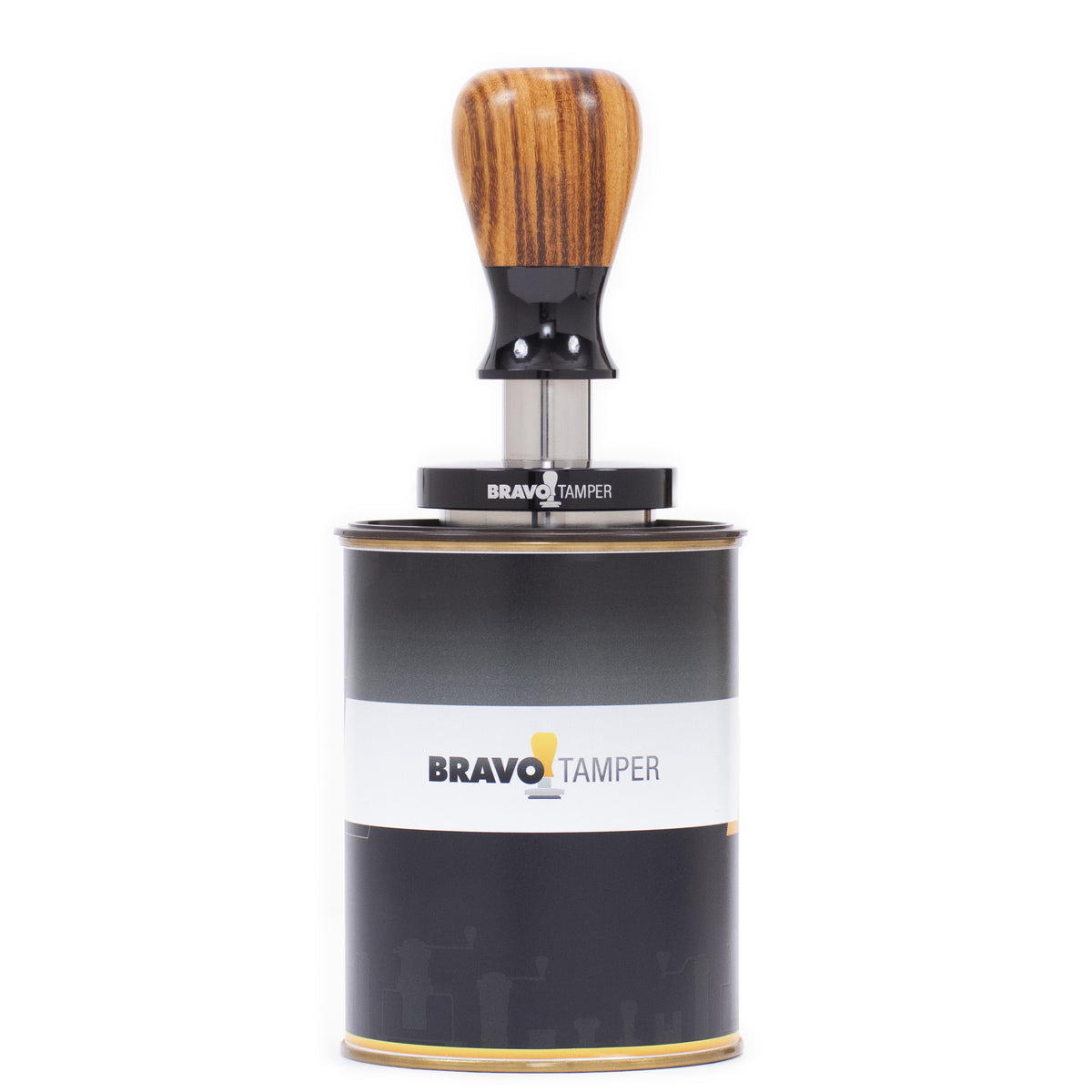 Bravo Espresso Tamper Light Wood Handle 54.7mm Whole Latte Love