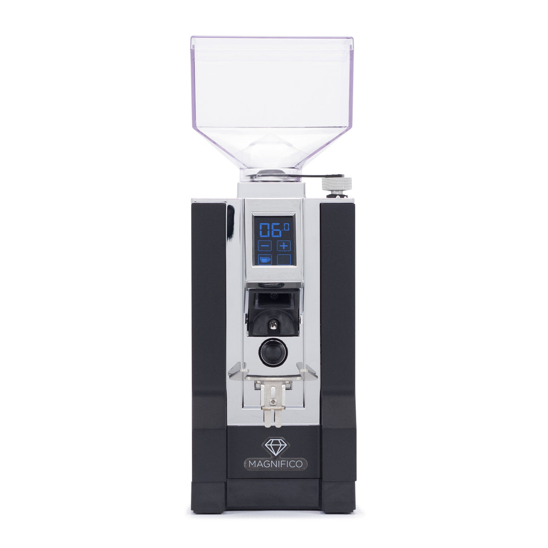 Refurbished Eureka Mignon Magnifico Coffee Grinder in Matte Black