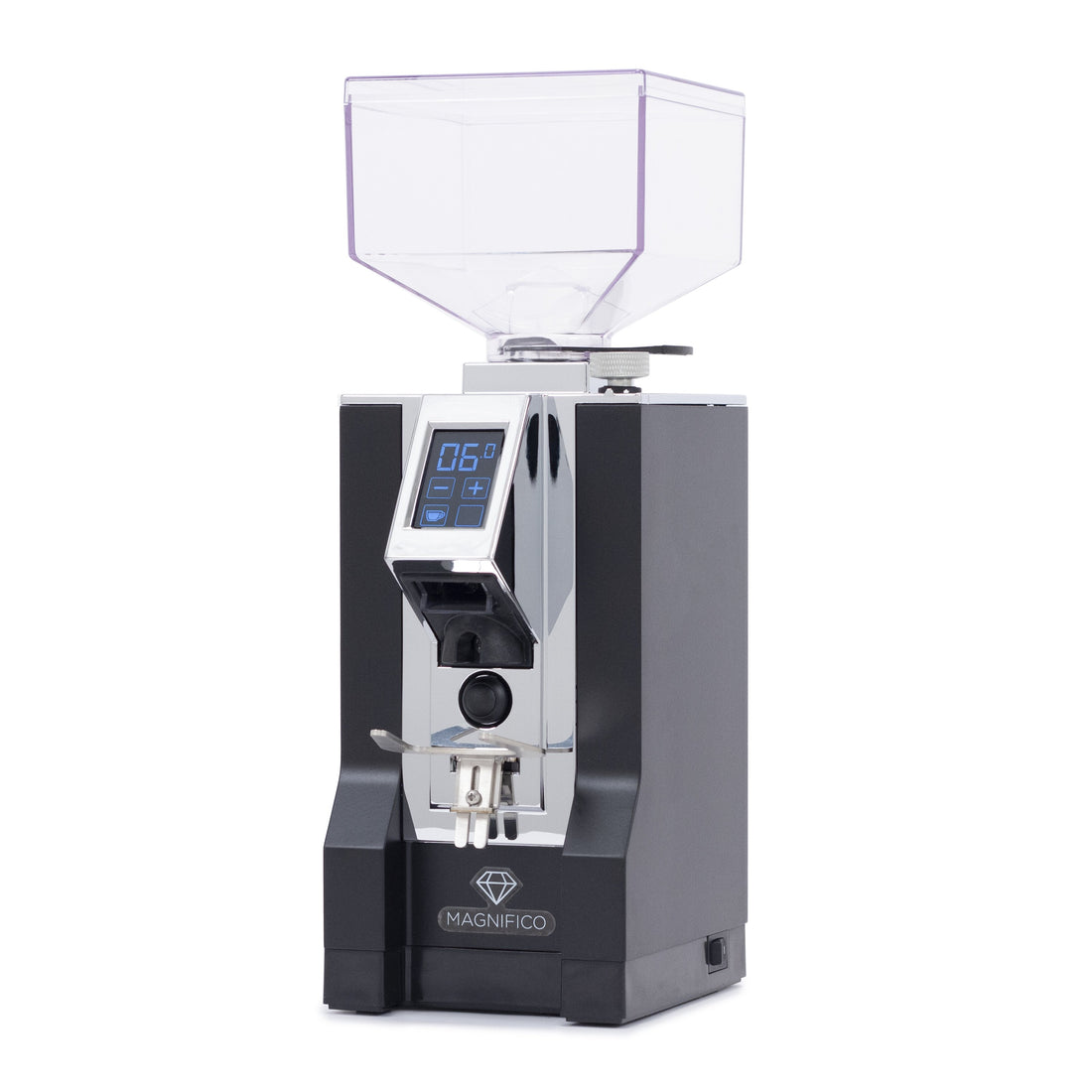 Refurbished Eureka Mignon Magnifico Coffee Grinder in Matte Black