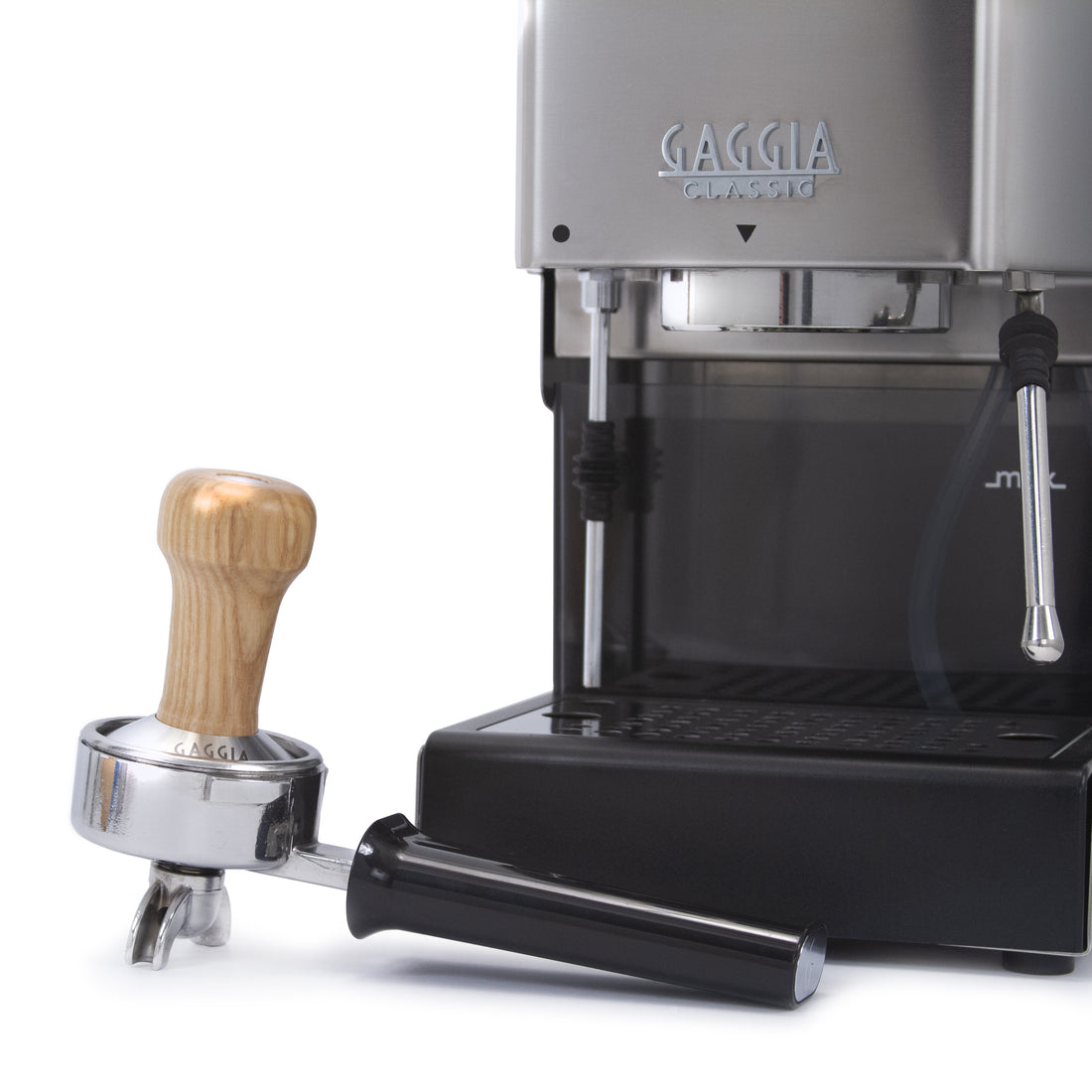 Gaggia Logo Ashwood Handle Tamper