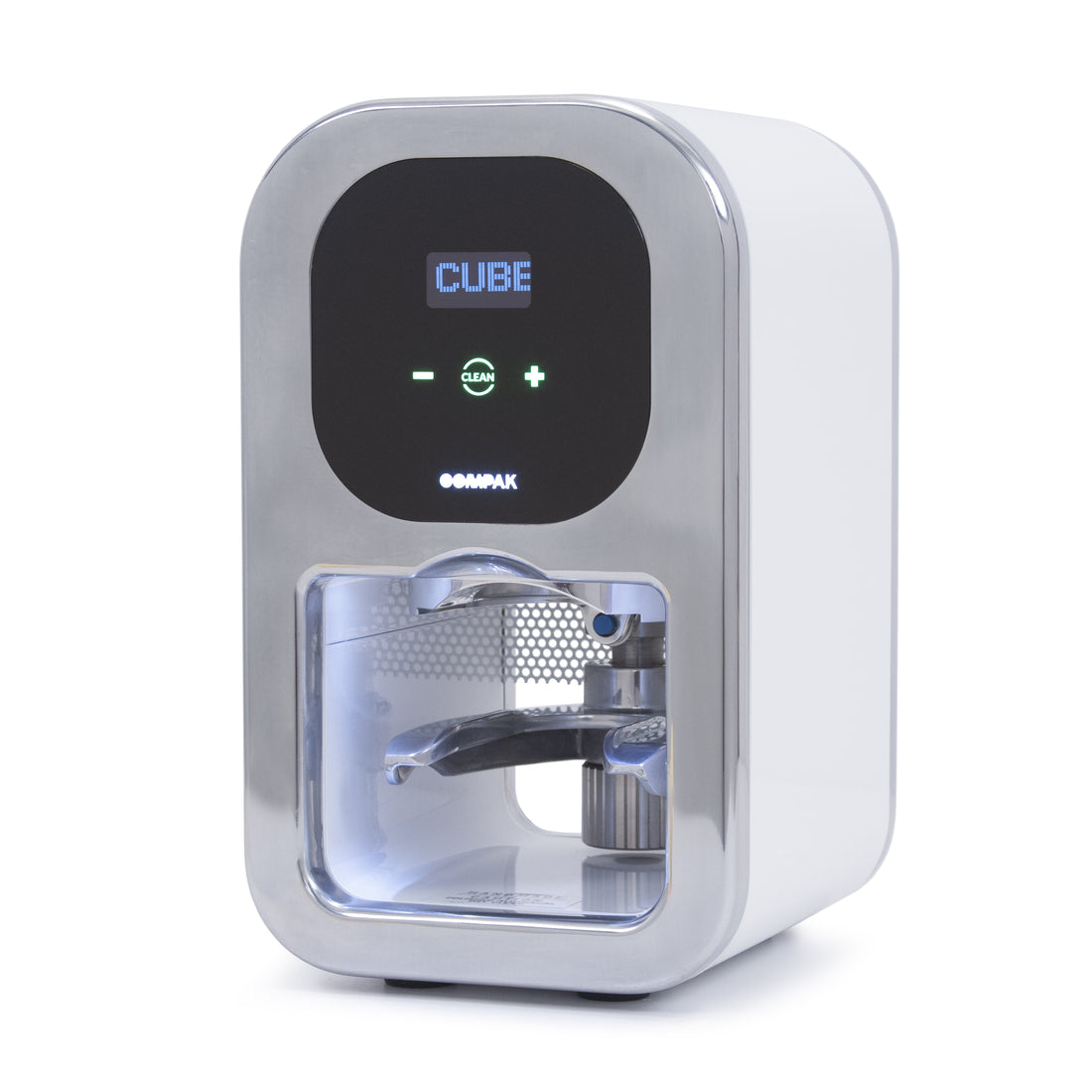 Compak Cube Automatic Tamper 58mm- Glossy White