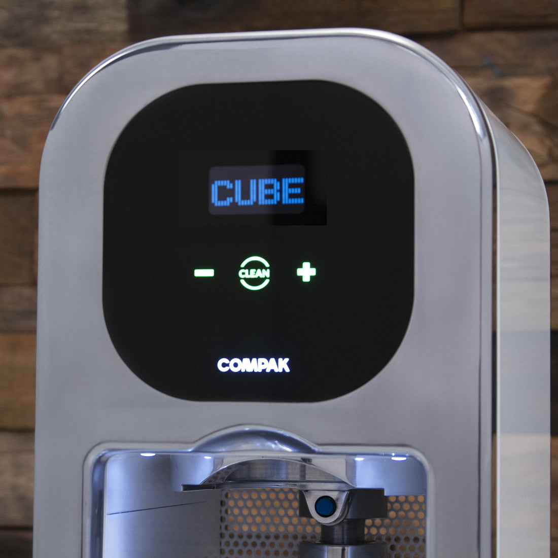 Compak Cube Tamper display and controls.