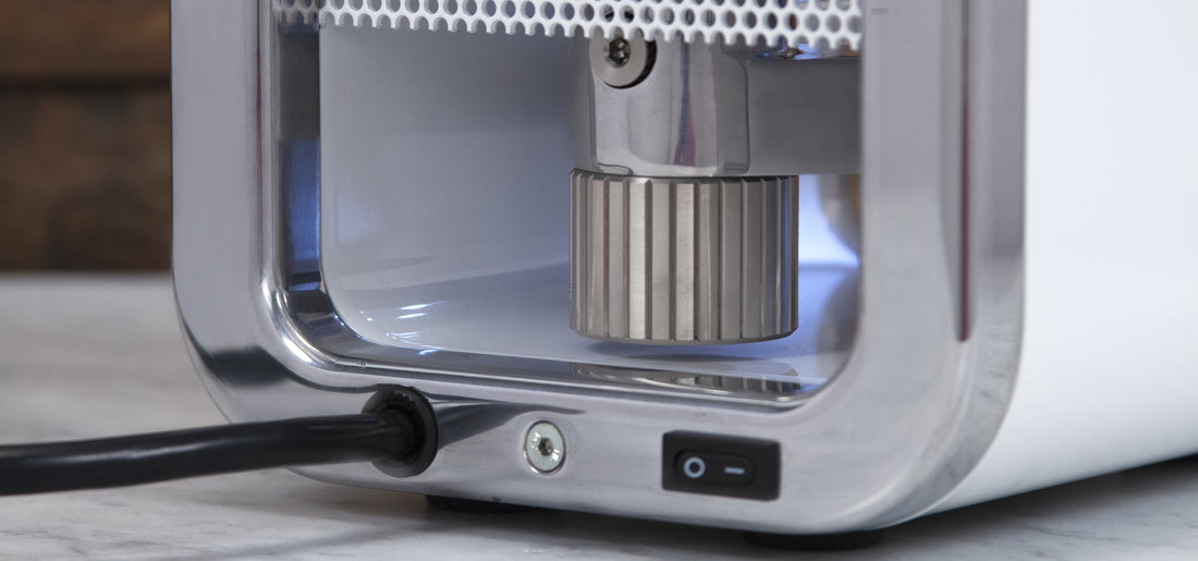 Compak Cube Automatic Tamper 58mm- Glossy White