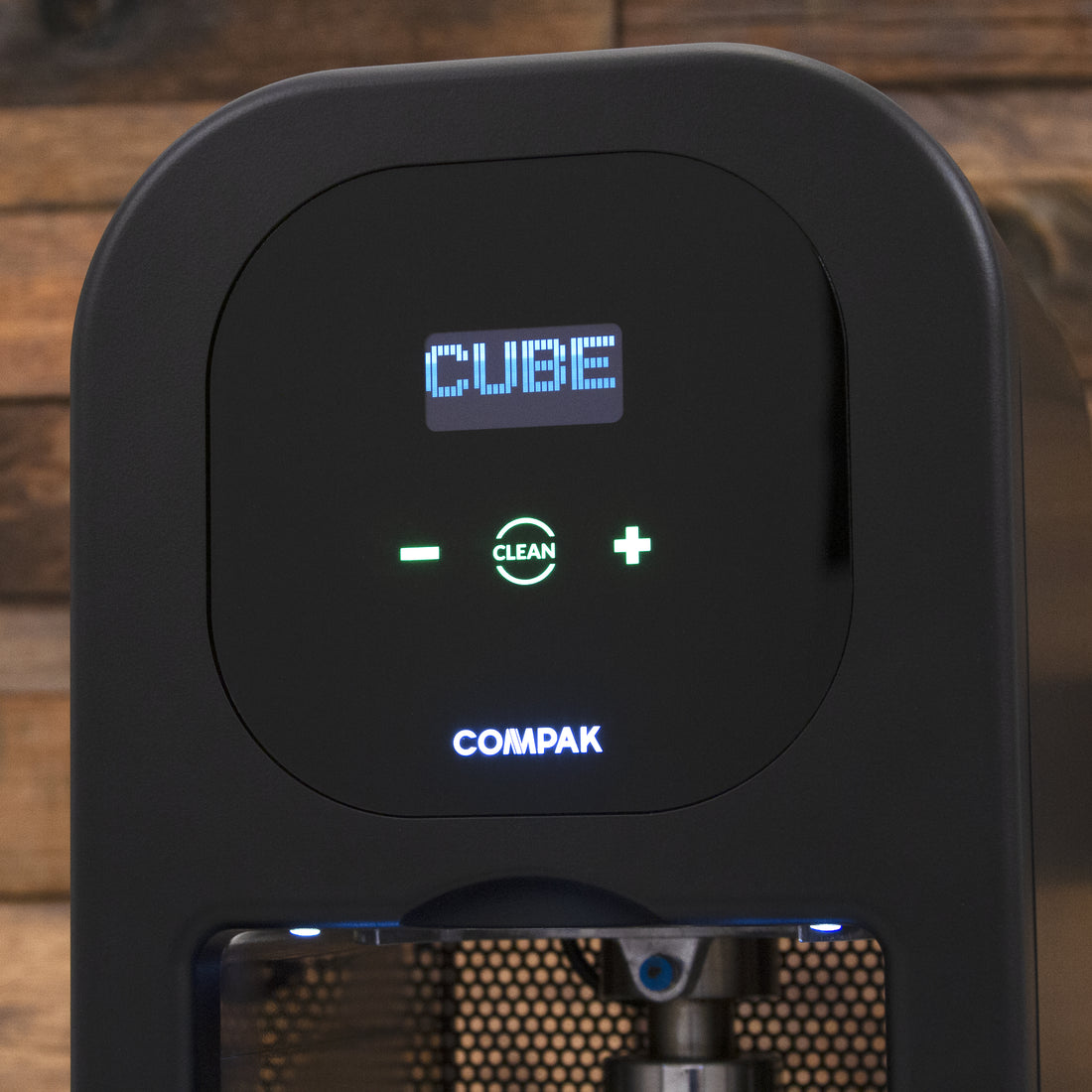 Compak Cube Tamper display and controls.