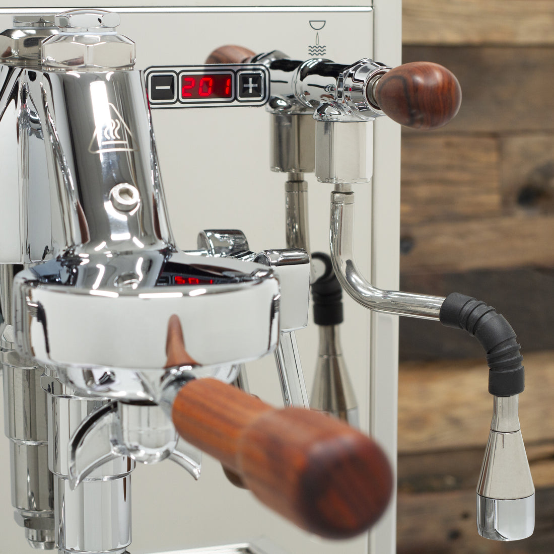 Bezzera Magica PID Rosewood Accents Install