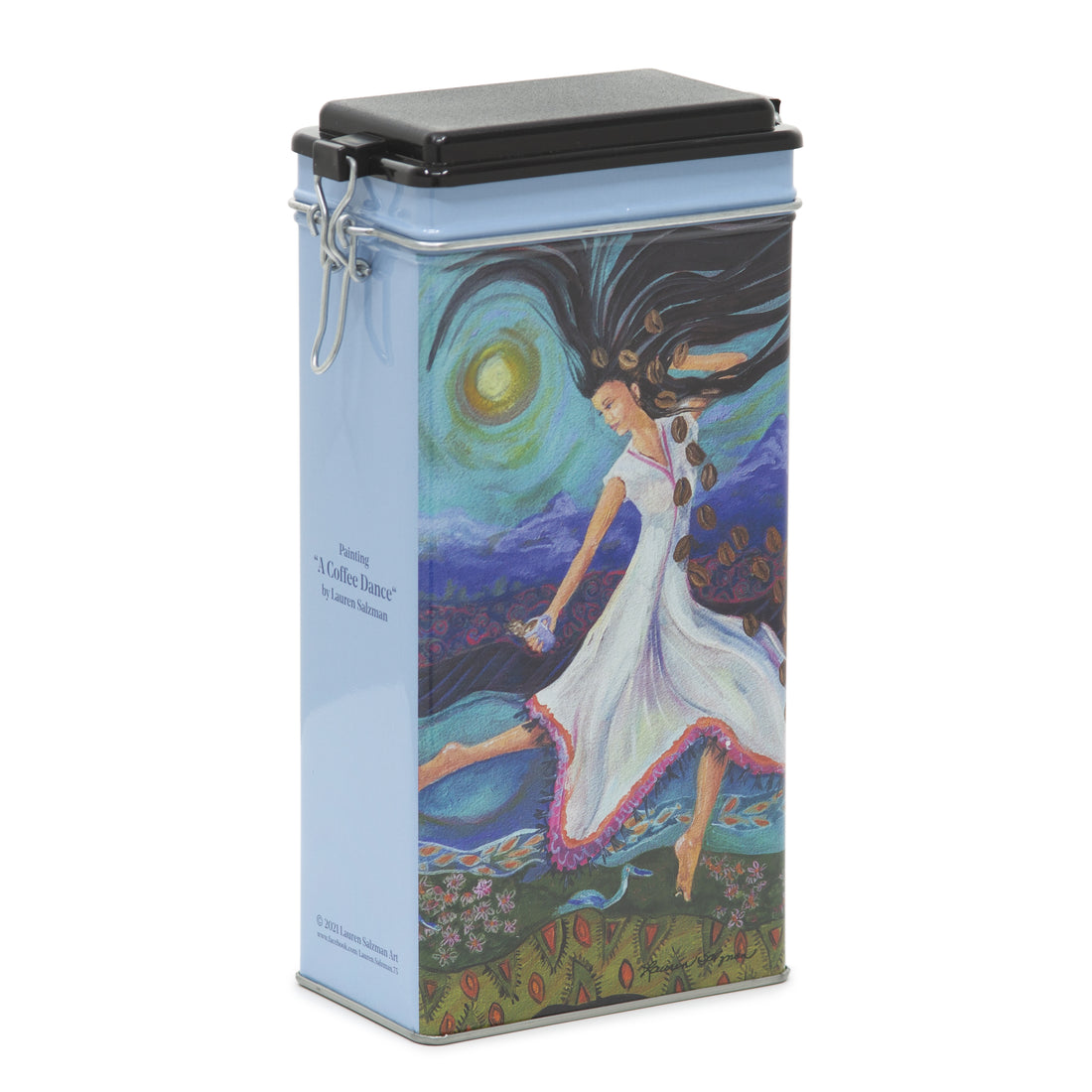 Lauren Salzman Art - Coffee Dance Storage Tin