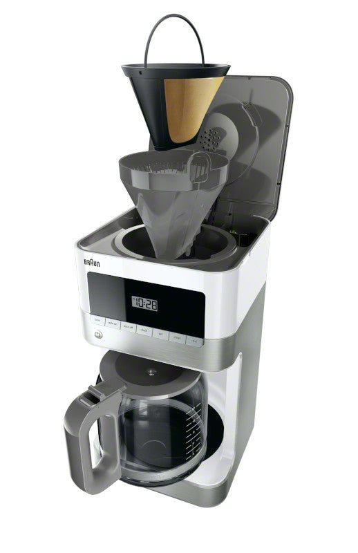 Braun Coffee Maker - Toys - White KL5855 » Fast Shipping