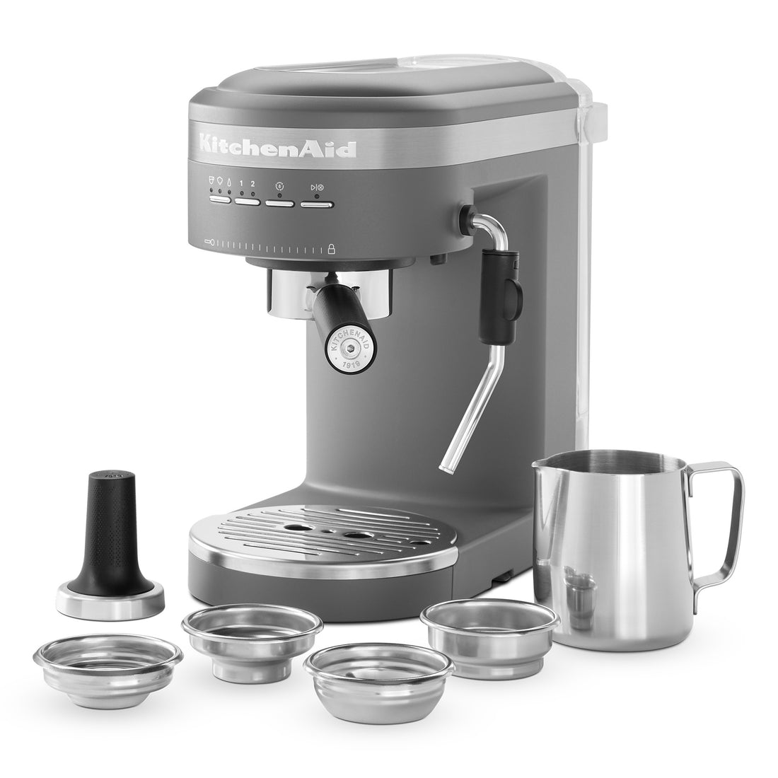 KitchenAid® Semi-Automatic Espresso Machine - Matte Charcoal Grey