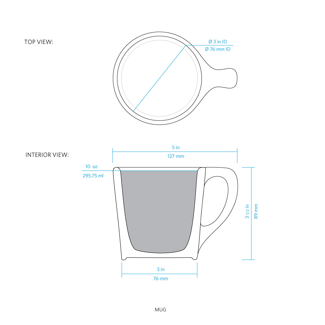 notNeutral LINO 10oz Coffee Mug Diagram