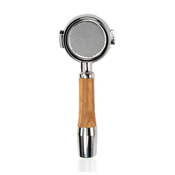 ECM Olive Wood Bottomless Portafilter – Whole Latte Love