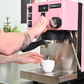 Rancilio Silvia Pro X Dual Boiler Espresso Machine in Pink