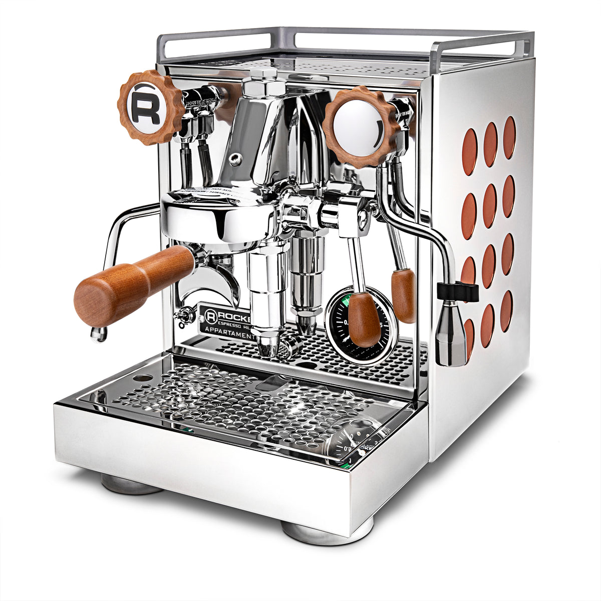 Rocket Espresso Appartamento Espresso Machine Copper Panels Whole Latte Love