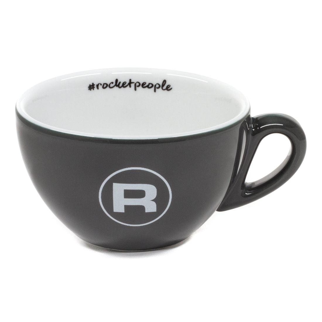 Rocket Espresso 6 Piece Cappuccino Cup and Saucer Set - Grey