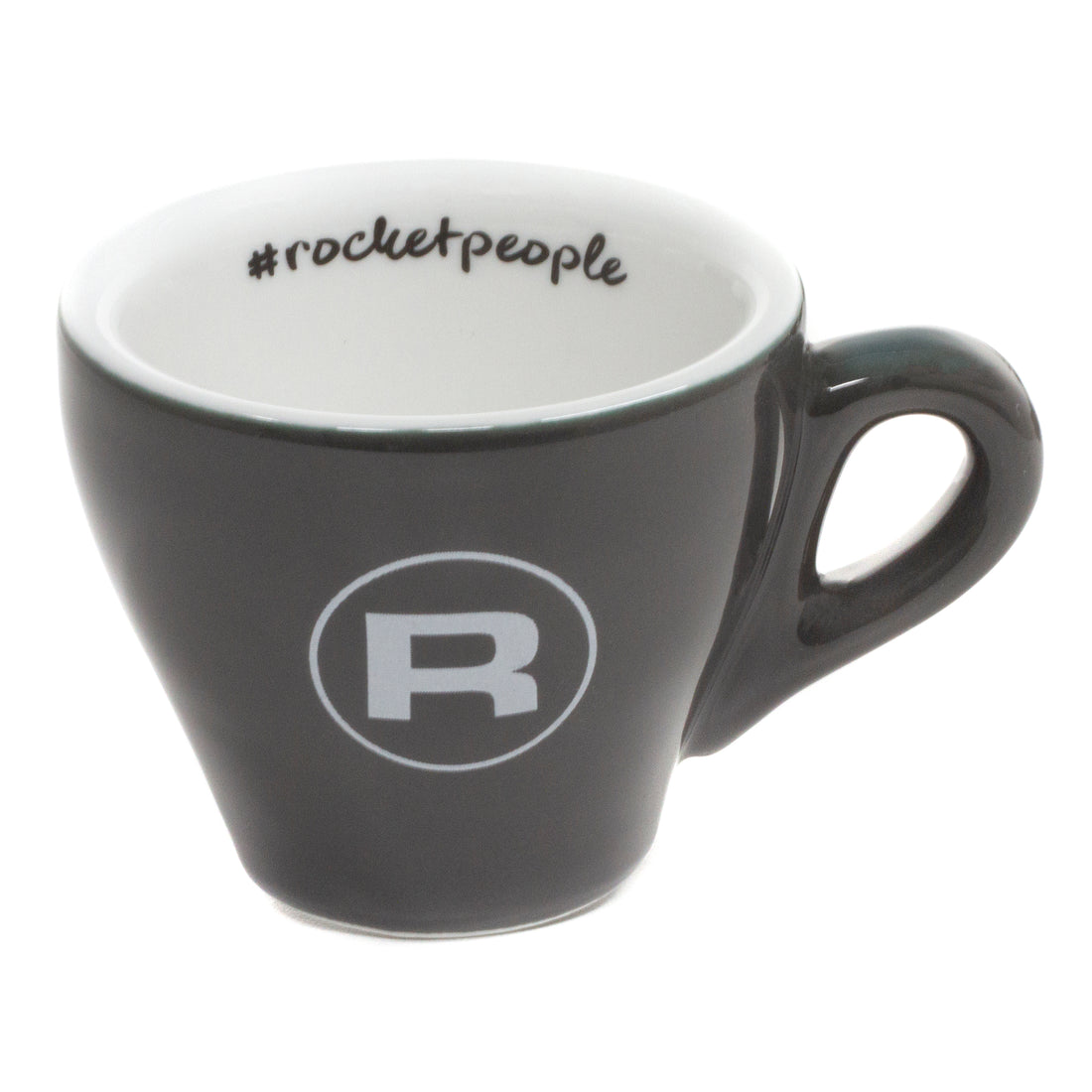 Rocket Espresso 6 Piece Espresso Cup and Saucer Set - Grey