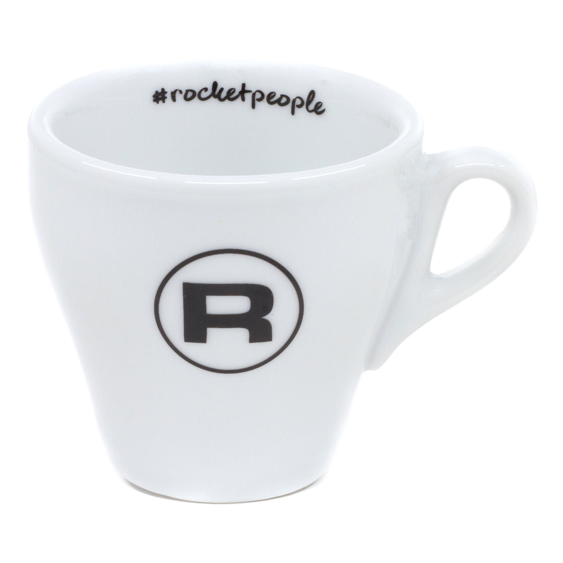 Rocket Espresso 6 Piece Flat White Cup and Saucer Set - White