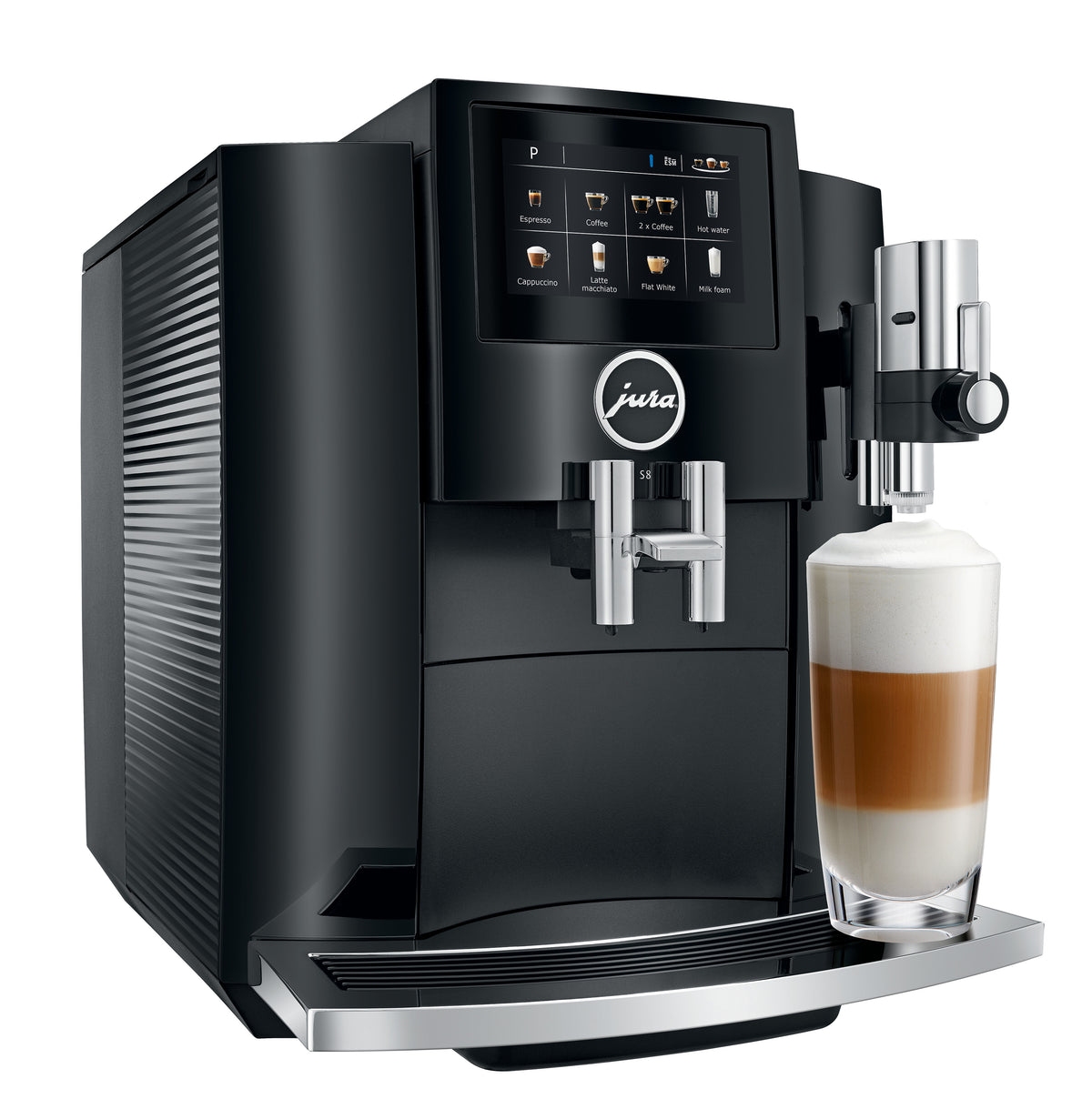 JURA S8 Black Espresso Machine Whole Latte Love