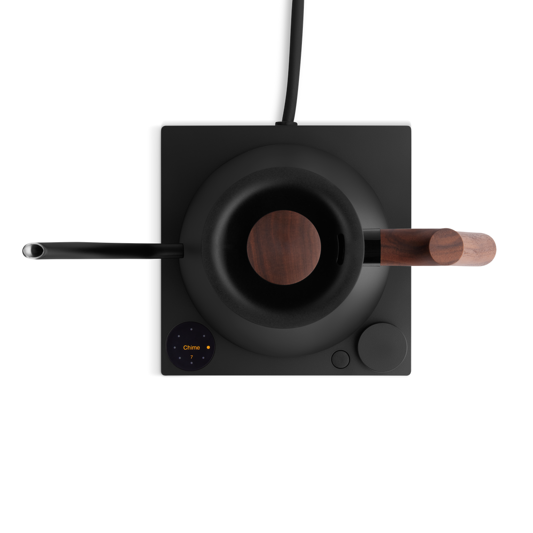 Fellow Stagg EKG Pro 0.9L Pour Over Kettle - Matte Black with Walnut Accents