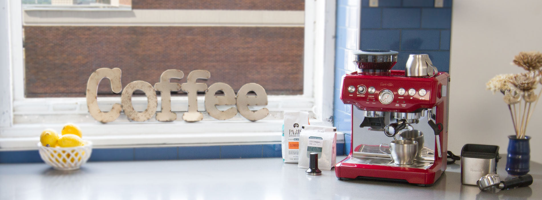 Breville BES870XL Barista Express in Red – Whole Latte Love