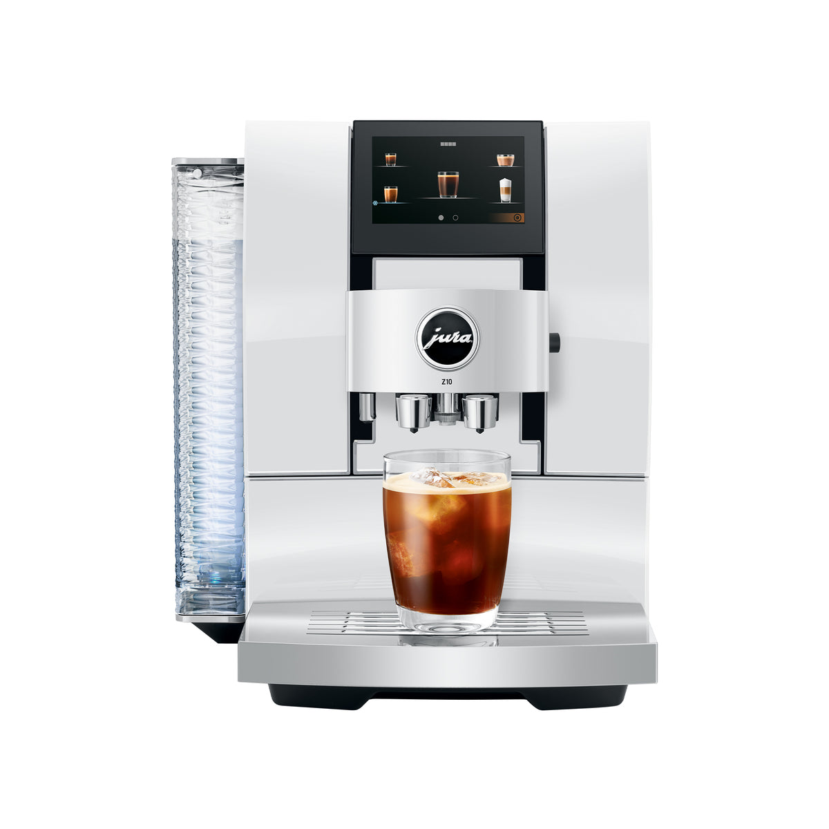 JURA Z10 SuperAutomatic Espresso Machine in Diamond White Whole